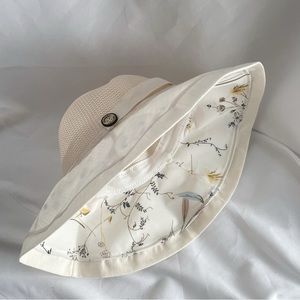 Summer Big Wide Brim Flower Sun Hat for Women l UV Protection Beach Hat